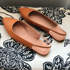 Madewell Modern Slingbacks in Leather